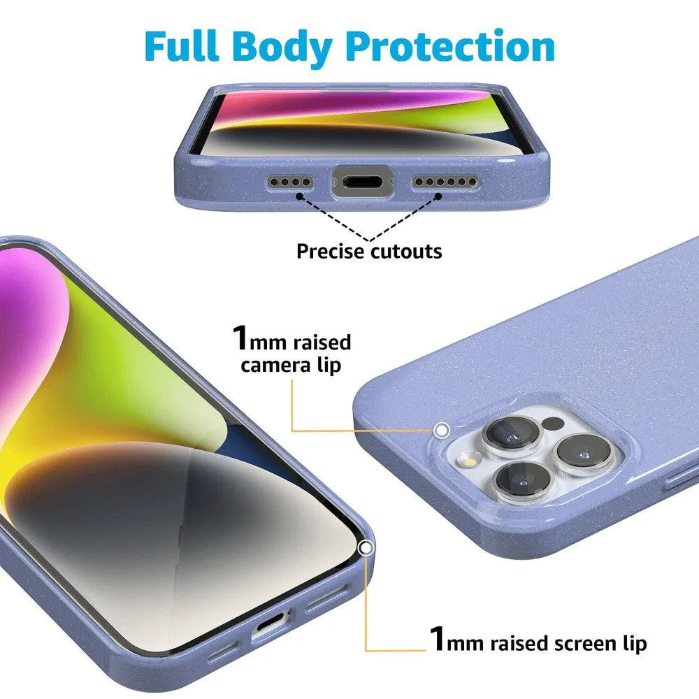 Affordable Luxury First Light | Periwinkle Pastel Shimmer Case  Stylish & Comfortable