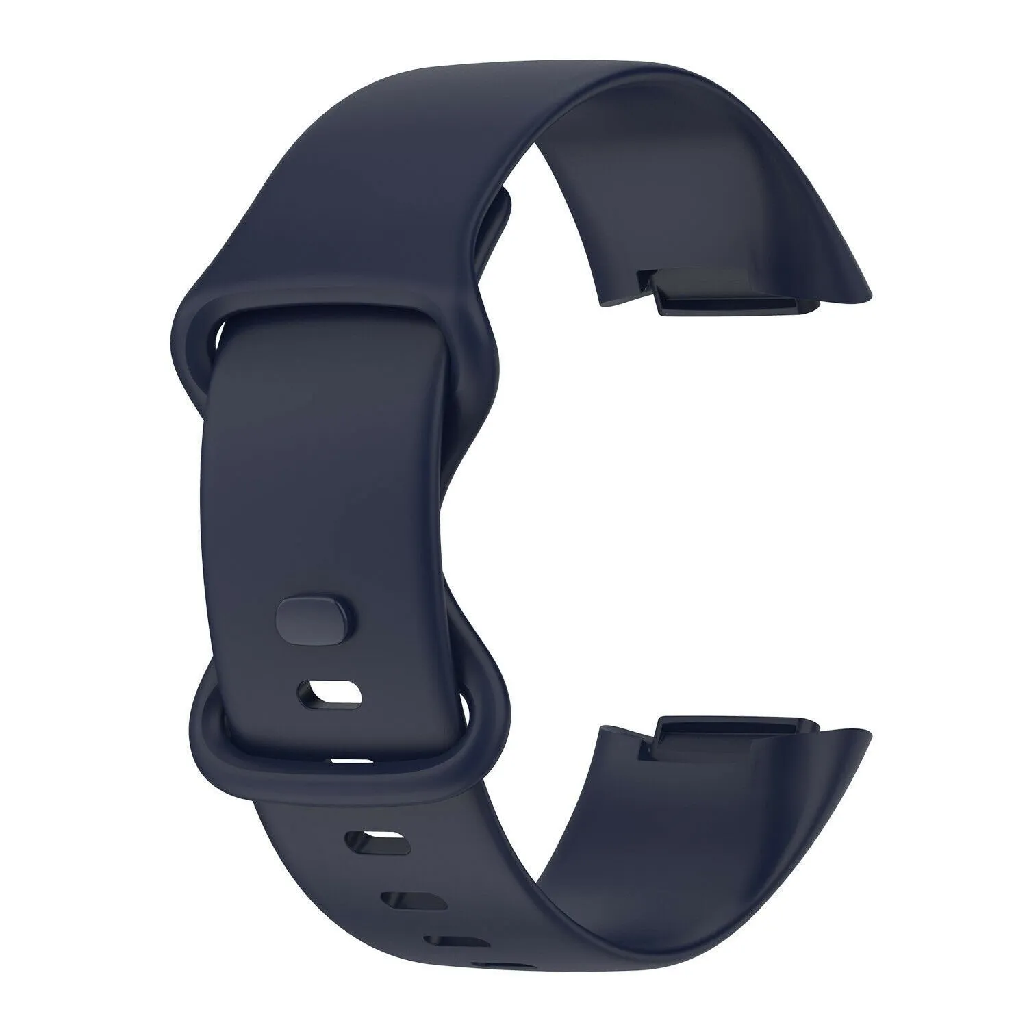 Affordable Luxury Fitbit Charge 6 Silicone Strap (Dark Blue)  Today Only!