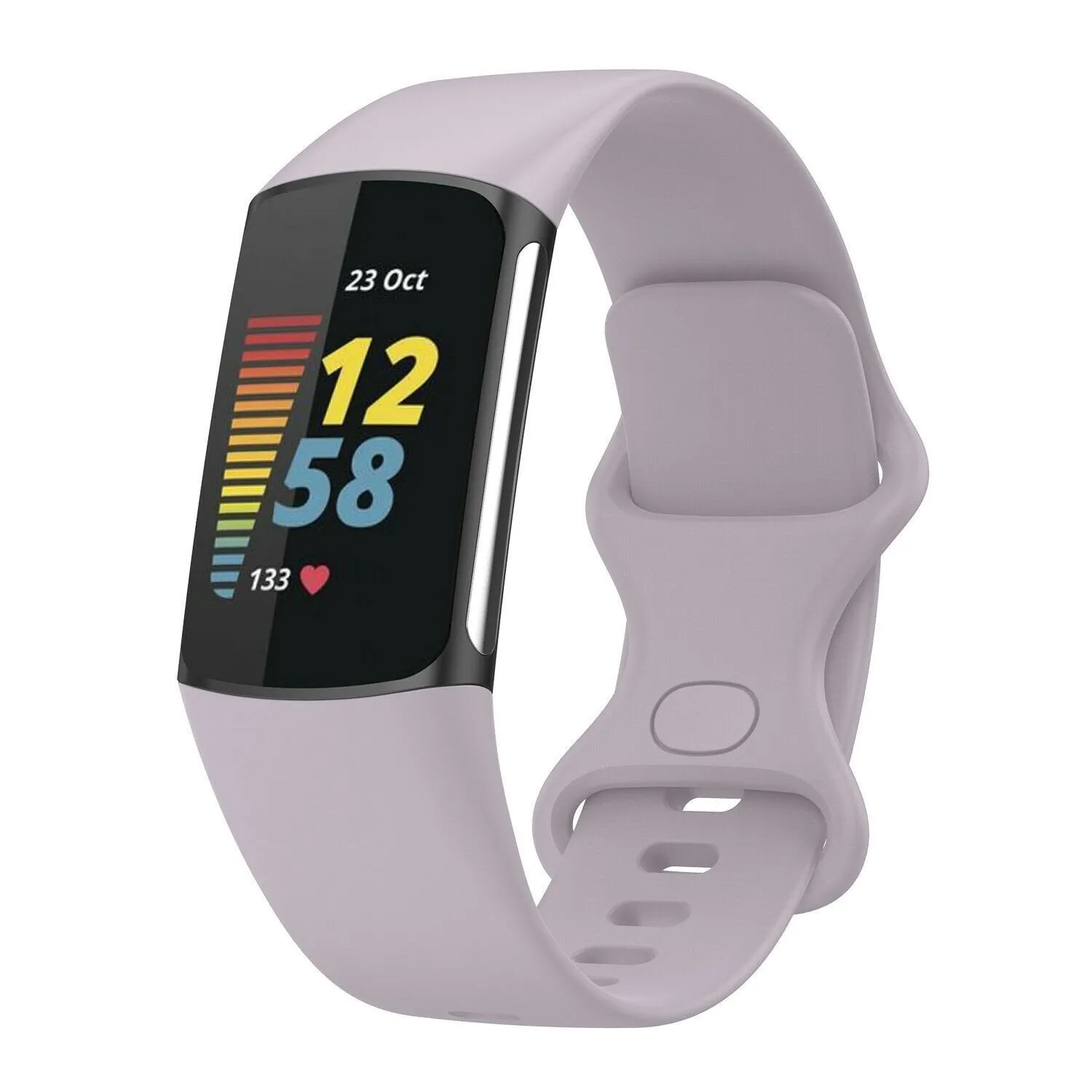 Affordable Luxury Fitbit Charge 6 Silicone Strap (Lavender)  Almost Gone!