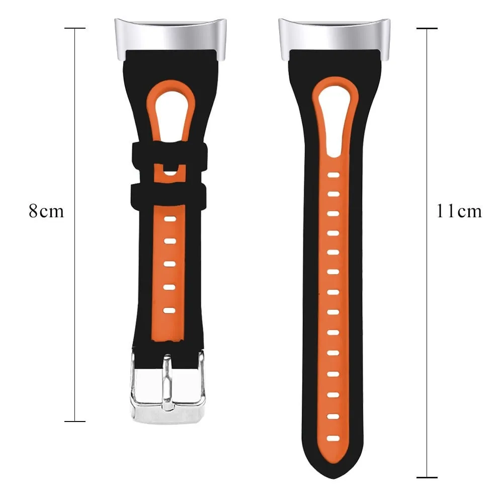 Affordable Luxury Fitbit Charge 6 Sport Strap with Buckle (Black/Orange)  Going Fast!