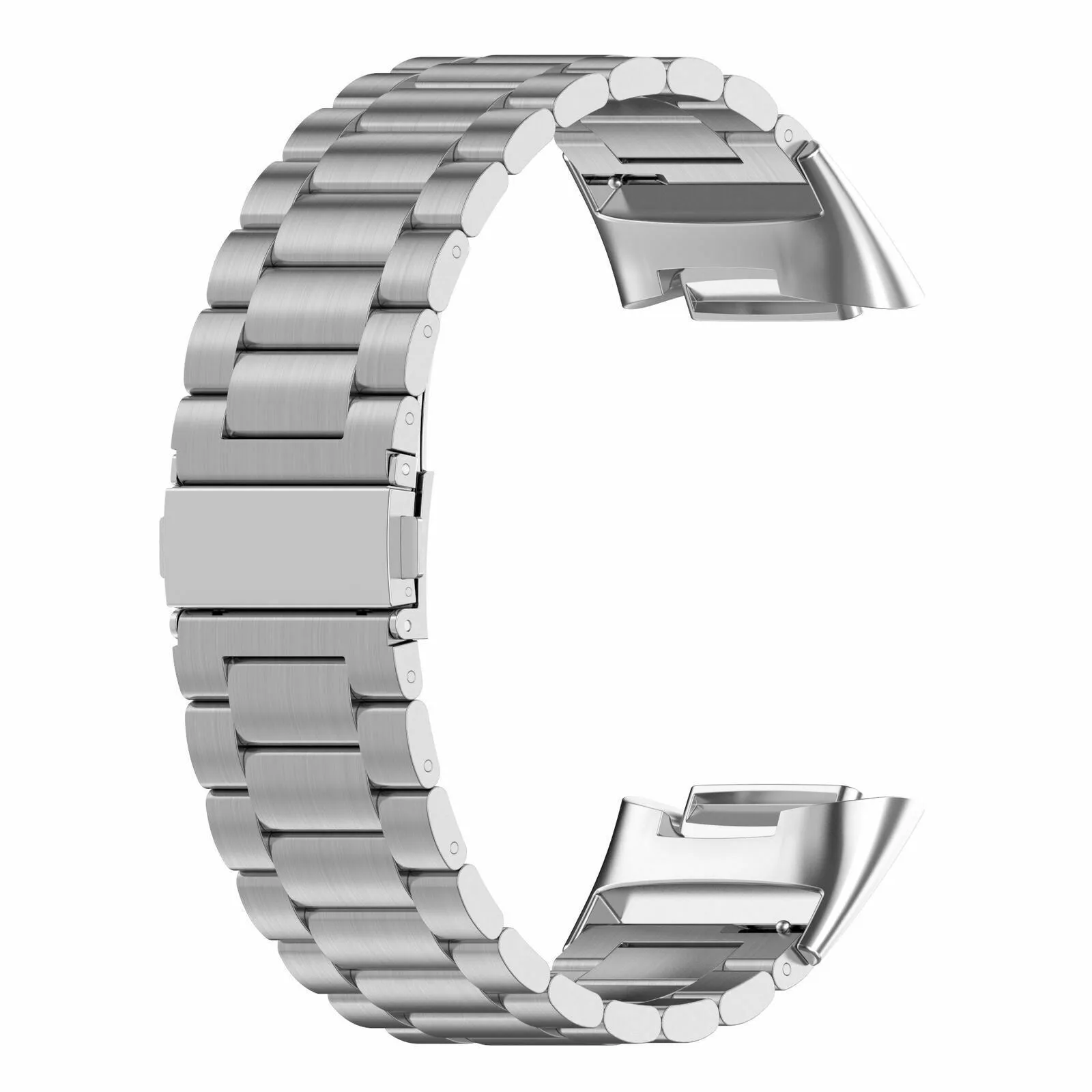 Affordable Luxury Fitbit Charge 6 Steel Strap (Silver)  Limited Stock!