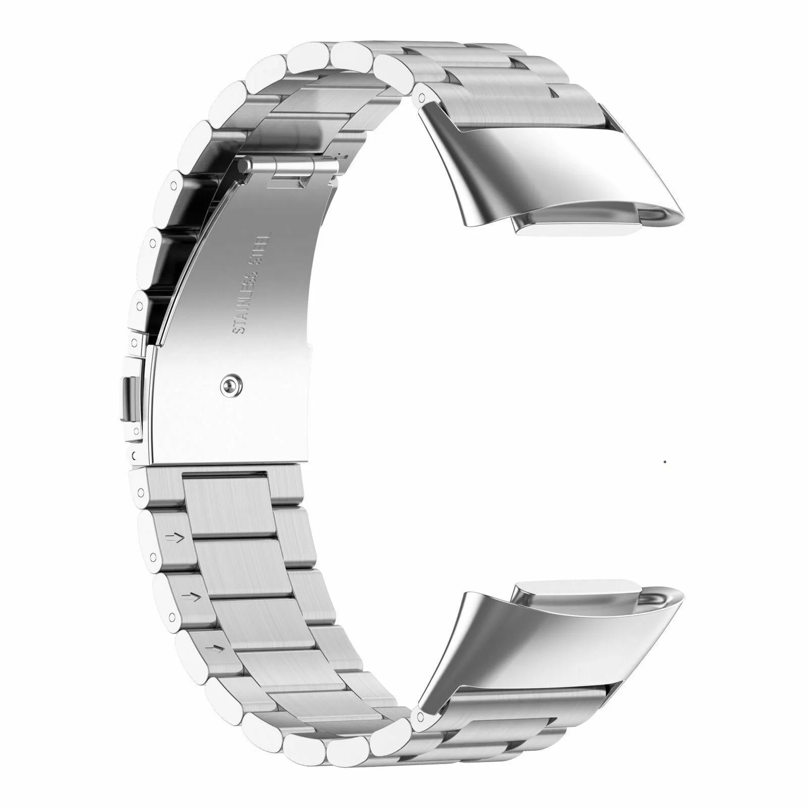 Affordable Luxury Fitbit Charge 6 Steel Strap (Silver)  Limited Stock!