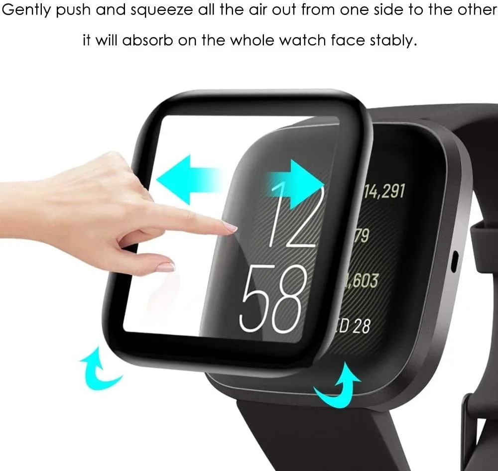 Affordable Luxury Fitbit Versa 2 screen protector  Limited Stock!