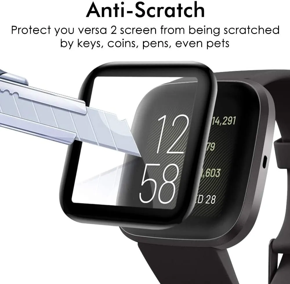 Affordable Luxury Fitbit Versa 2 screen protector  Limited Stock!
