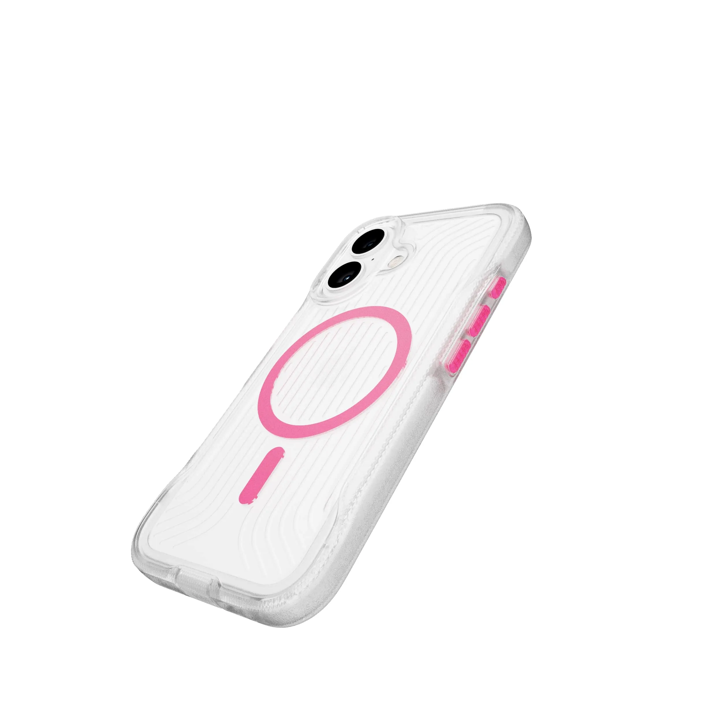 Affordable Luxury FlexPro - Apple iPhone 16 Case MagSafe Compatible  - Neon Pink/Orange Glow in the Dark  Limited Stock!