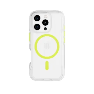 Affordable Luxury FlexPro - Apple iPhone 16 Pro Case MagSafe Compatible  - Neon Green Glow in the Dark  Last Chance!
