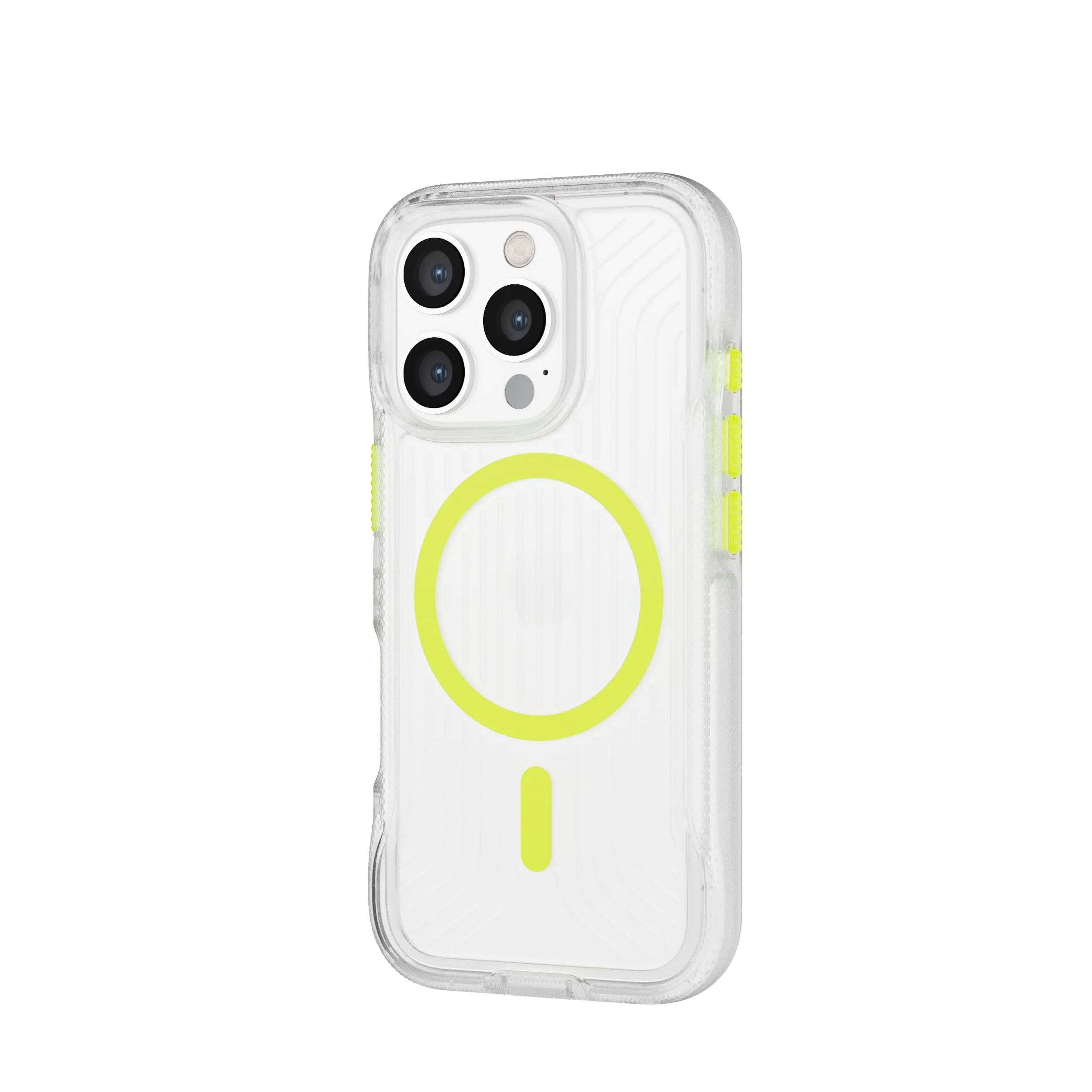 Affordable Luxury FlexPro - Apple iPhone 16 Pro Case MagSafe Compatible  - Neon Green Glow in the Dark  Last Chance!