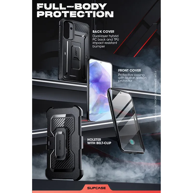 Affordable Luxury Galaxy A55 Unicorn Beetle PRO Rugged Holster Case-Black  Limited Availability!