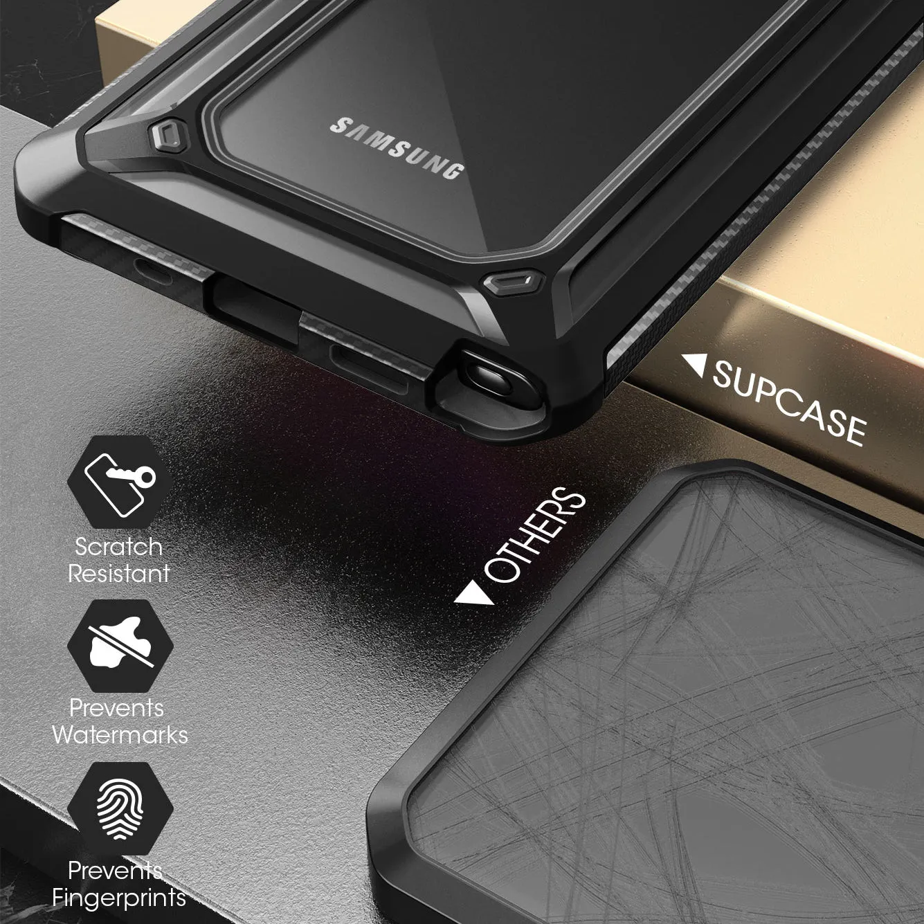 Affordable Luxury Galaxy Note20 Unicorn Beetle EXO Clear Case-Black  Last Few Pieces!