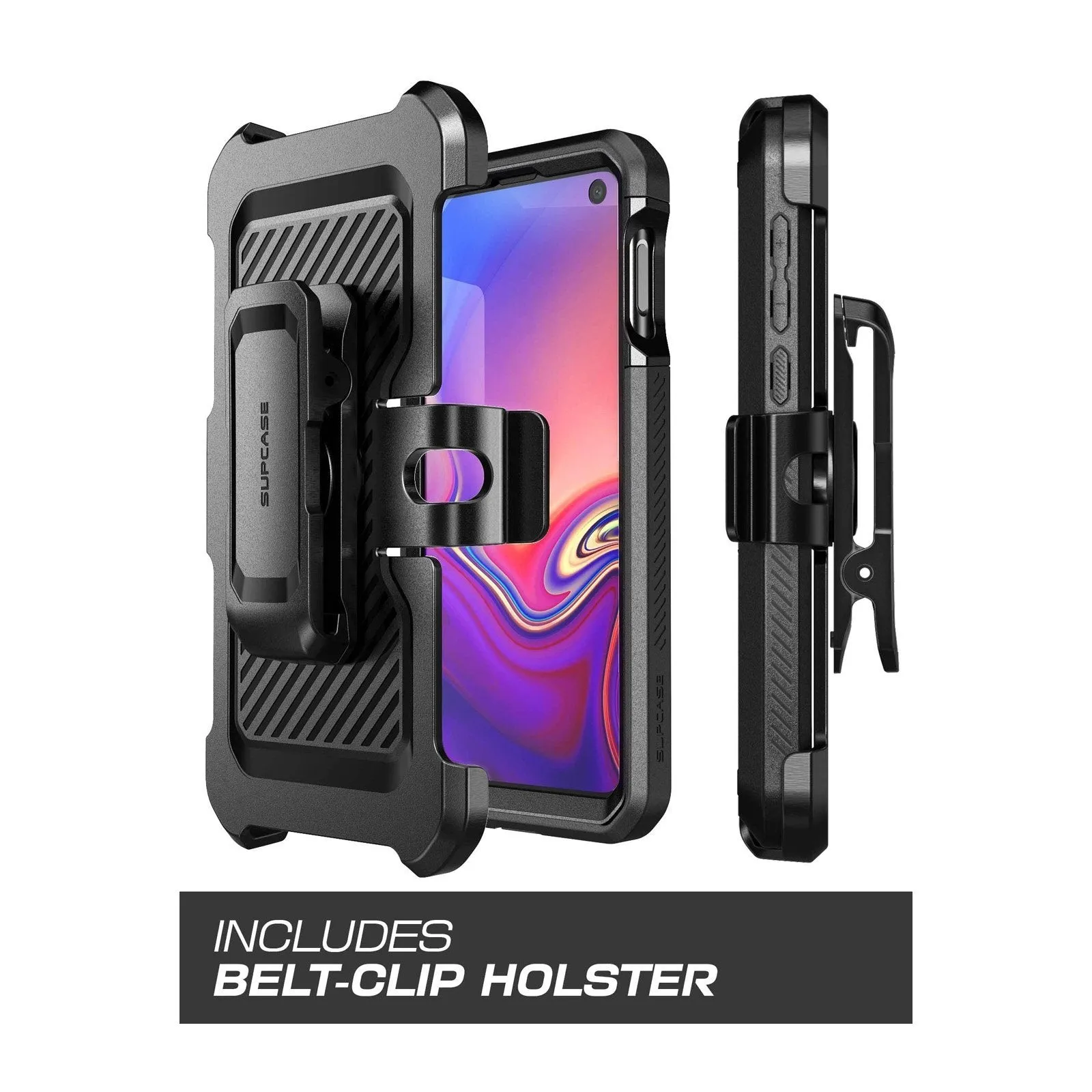 Affordable Luxury Galaxy S10e Unicorn Beetle Pro Full Body Rugged Holster Case-Black  Stylish & Comfortable