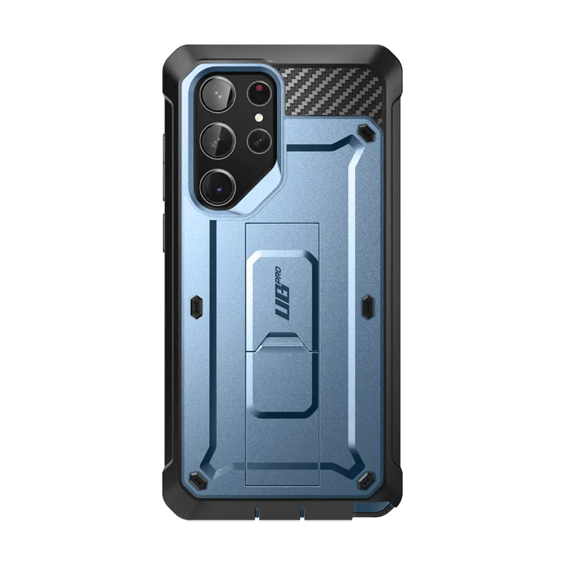 Affordable Luxury Galaxy S23 Ultra Unicorn Beetle PRO Rugged Case-Metallic Blue  Last Chance!