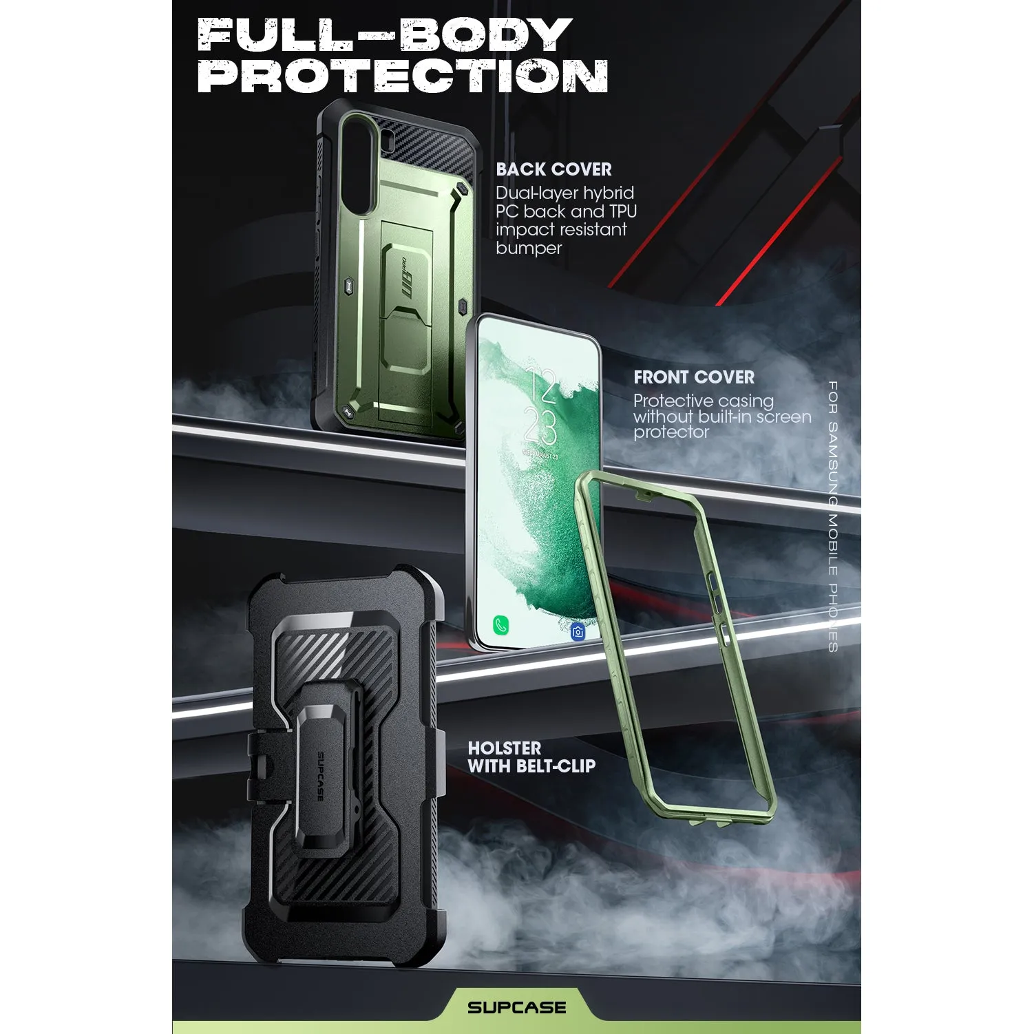 Affordable Luxury Galaxy S23 Unicorn Beetle PRO Rugged Case-Dark Green  Today Only!