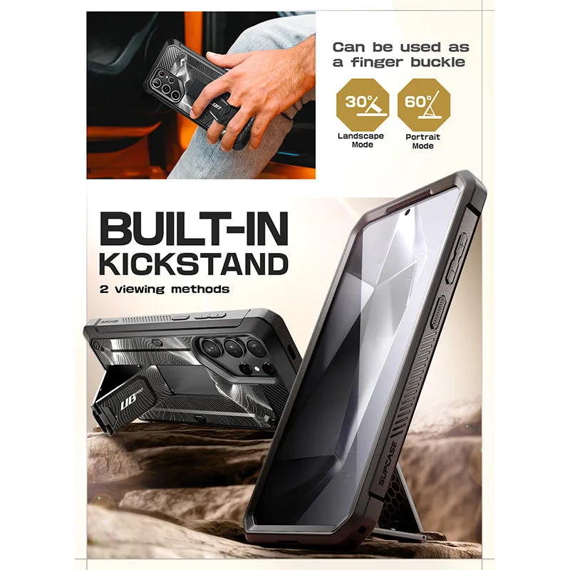 Affordable Luxury Galaxy S24 Ultra Unicorn Beetle PRO Rugged Case-Black Ripple  Almost Sold Out!