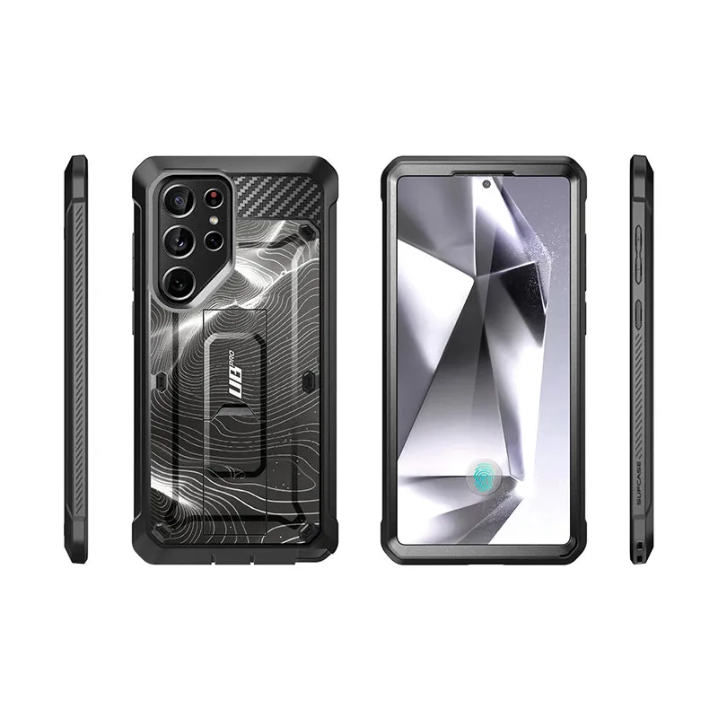 Affordable Luxury Galaxy S24 Ultra Unicorn Beetle PRO Rugged Case-Black Ripple  Almost Sold Out!