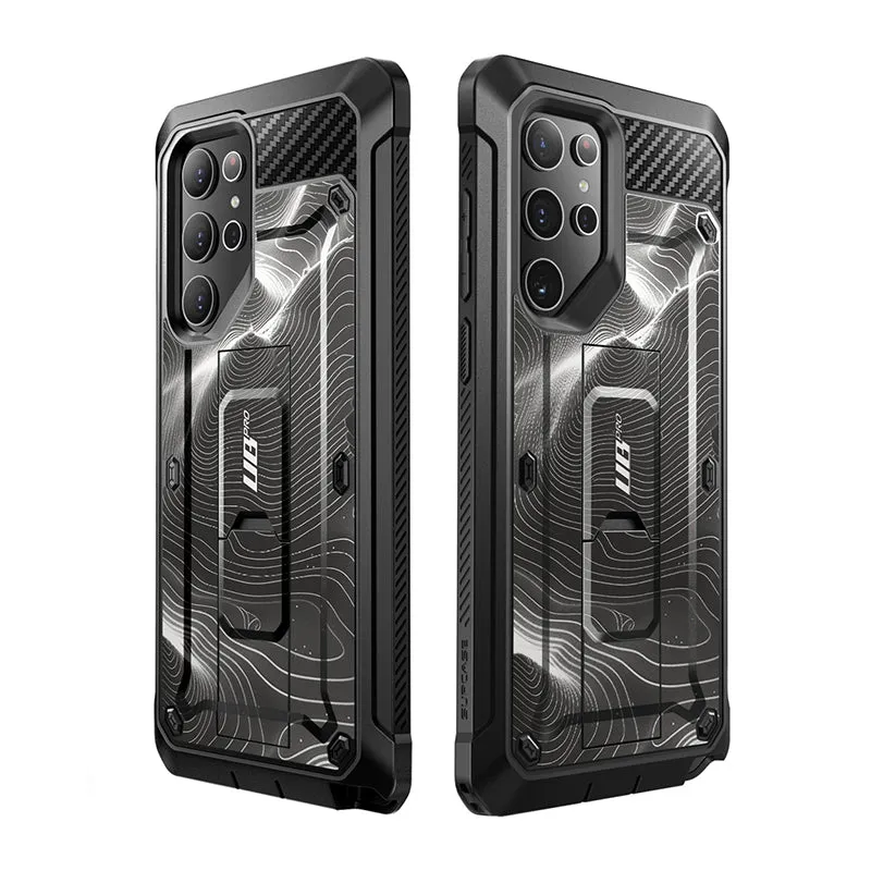 Affordable Luxury Galaxy S24 Ultra Unicorn Beetle PRO Rugged Case-Black Ripple  Almost Sold Out!