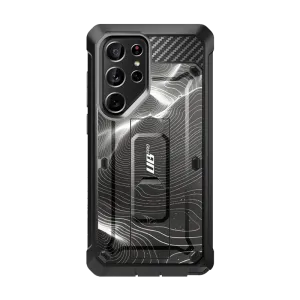 Affordable Luxury Galaxy S24 Ultra Unicorn Beetle PRO Rugged Case-Black Ripple  Almost Sold Out!