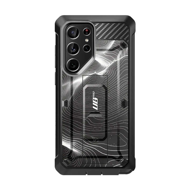 Affordable Luxury Galaxy S24 Ultra Unicorn Beetle PRO Rugged Case-Black Ripple  Almost Sold Out!