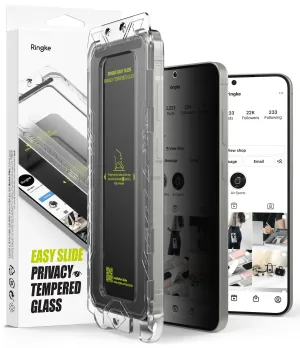 Affordable Luxury Galaxy S25 Plus Screen Protector | Easy Slide Privacy Tempered Glass  Limited Release!