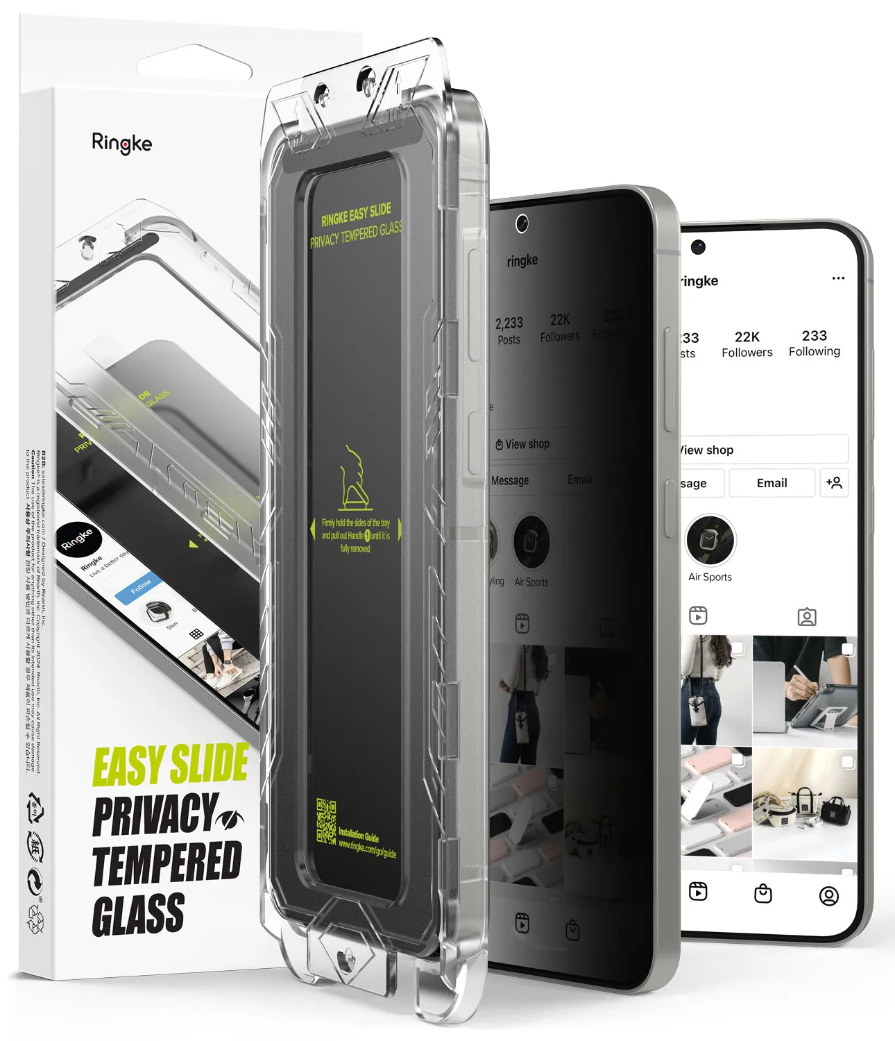 Affordable Luxury Galaxy S25 Plus Screen Protector | Easy Slide Privacy Tempered Glass  Limited Release!
