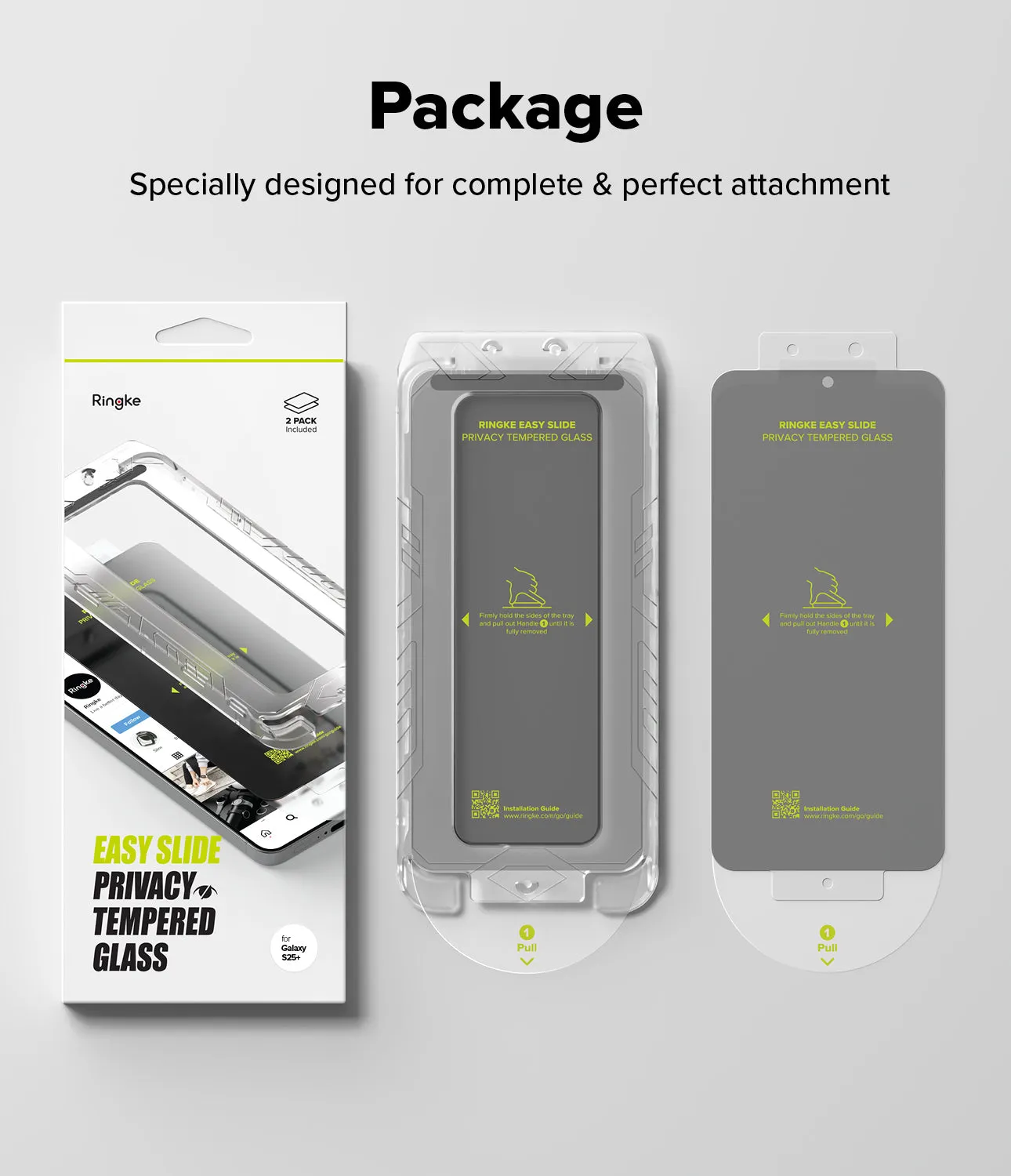 Affordable Luxury Galaxy S25 Plus Screen Protector | Easy Slide Privacy Tempered Glass  Limited Release!