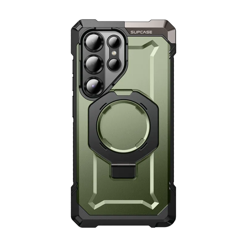 Affordable Luxury Galaxy S25 Ultra UB Grip MagSafe Phone Case-Dark Green  Limited Release!