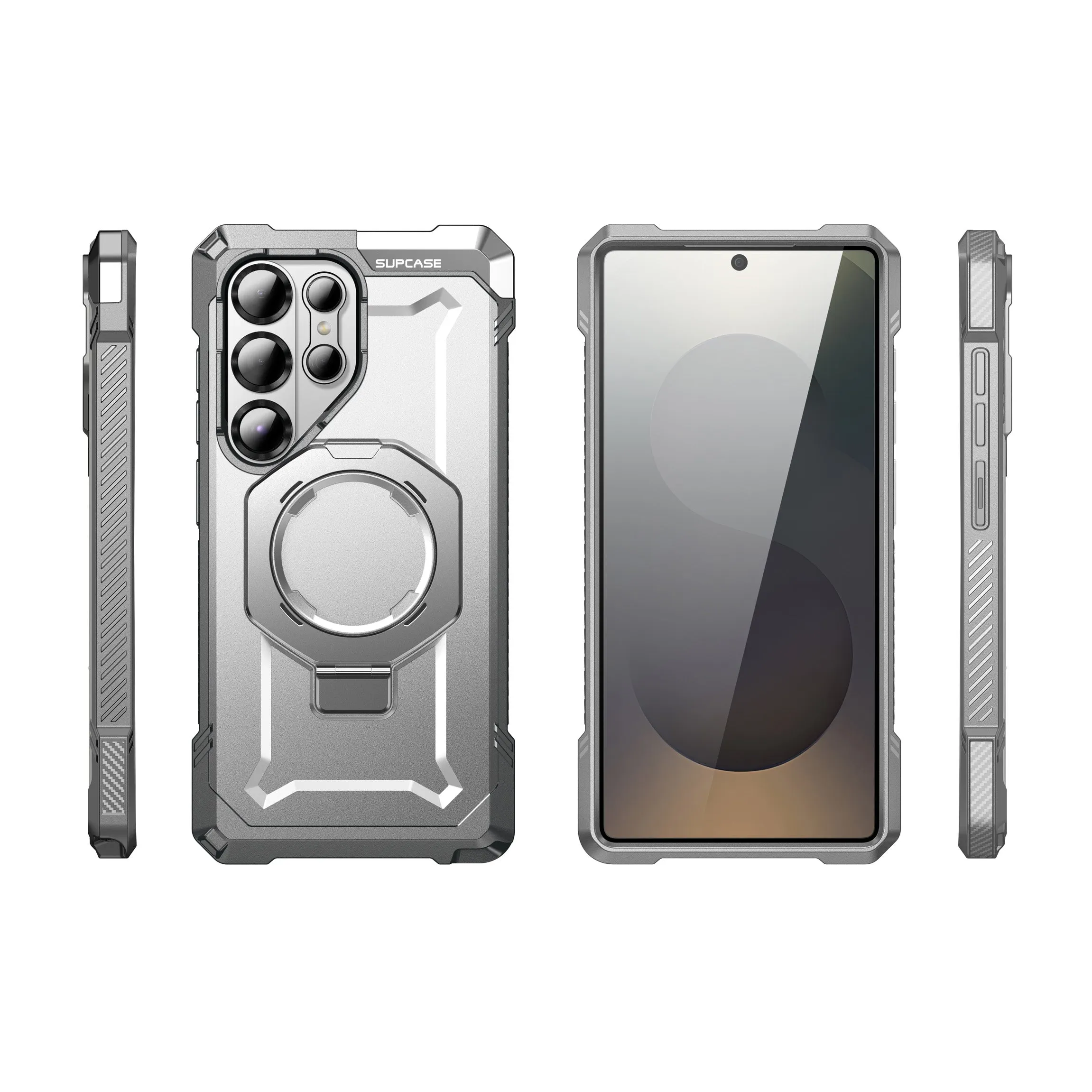 Affordable Luxury Galaxy S25 Ultra UB Grip MagSafe Phone Case-White  Limited Stock!