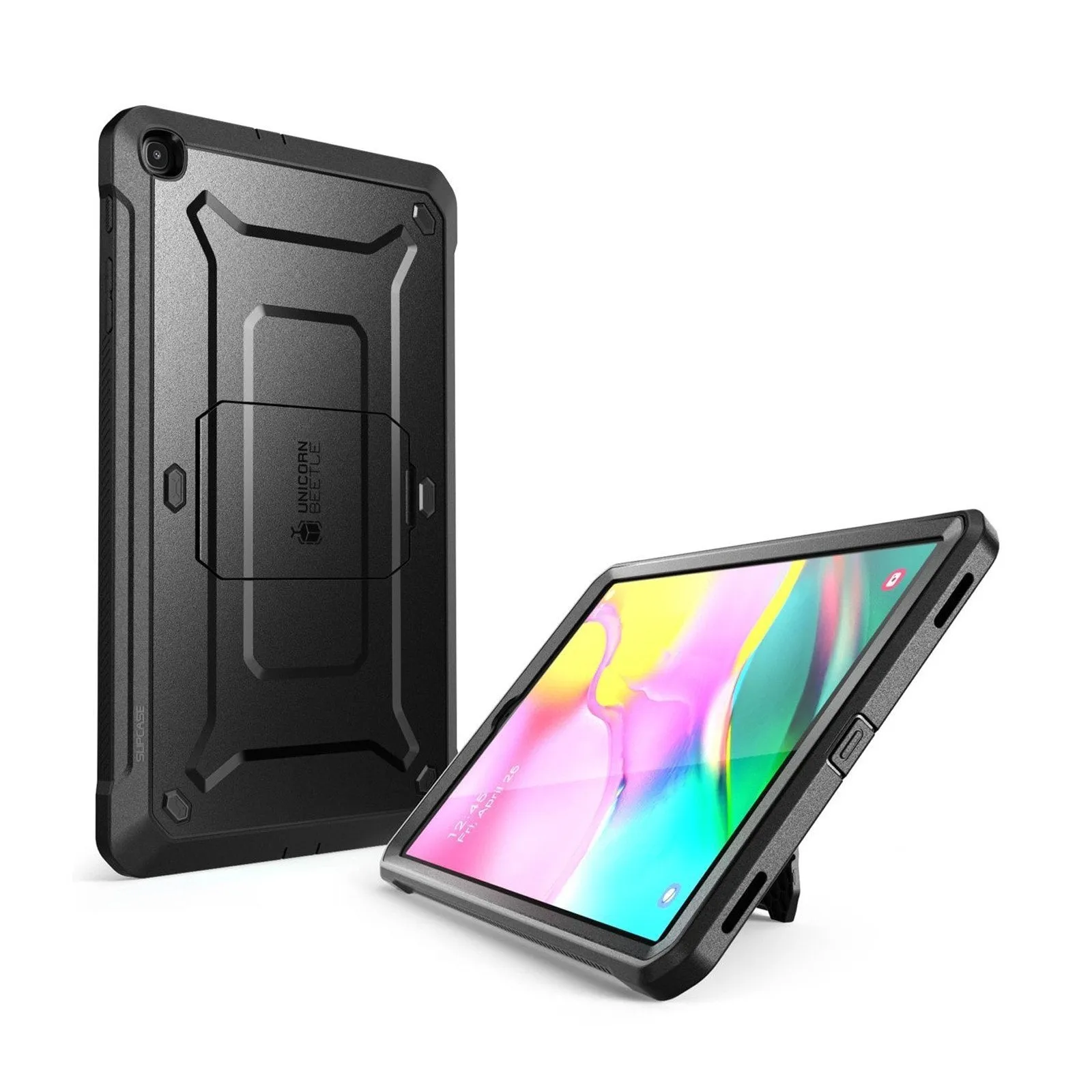 Affordable Luxury Galaxy Tab A 10.1 inch (2019) Unicorn Beetle Pro Full-Body Case-Black  Almost Gone!