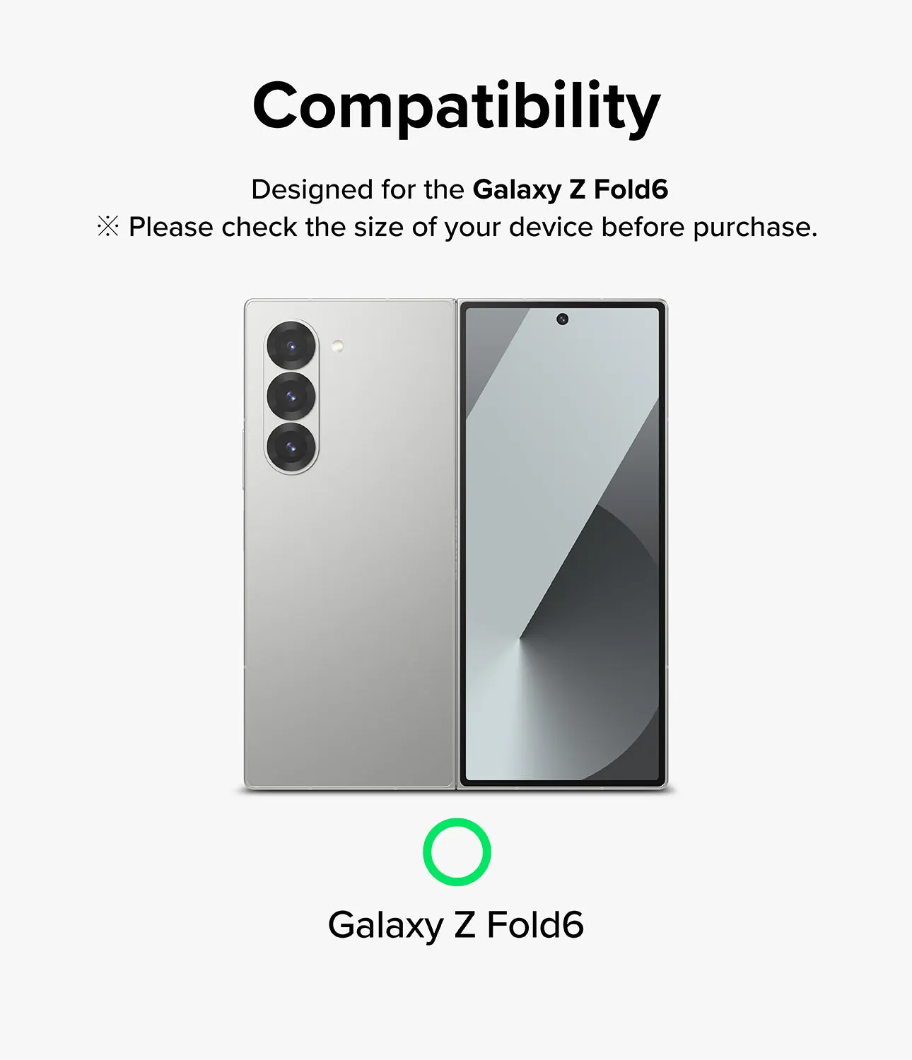 Affordable Luxury Galaxy Z Fold 6 | Camera Lens Frame Glass (2 Pack)  Last Chance!