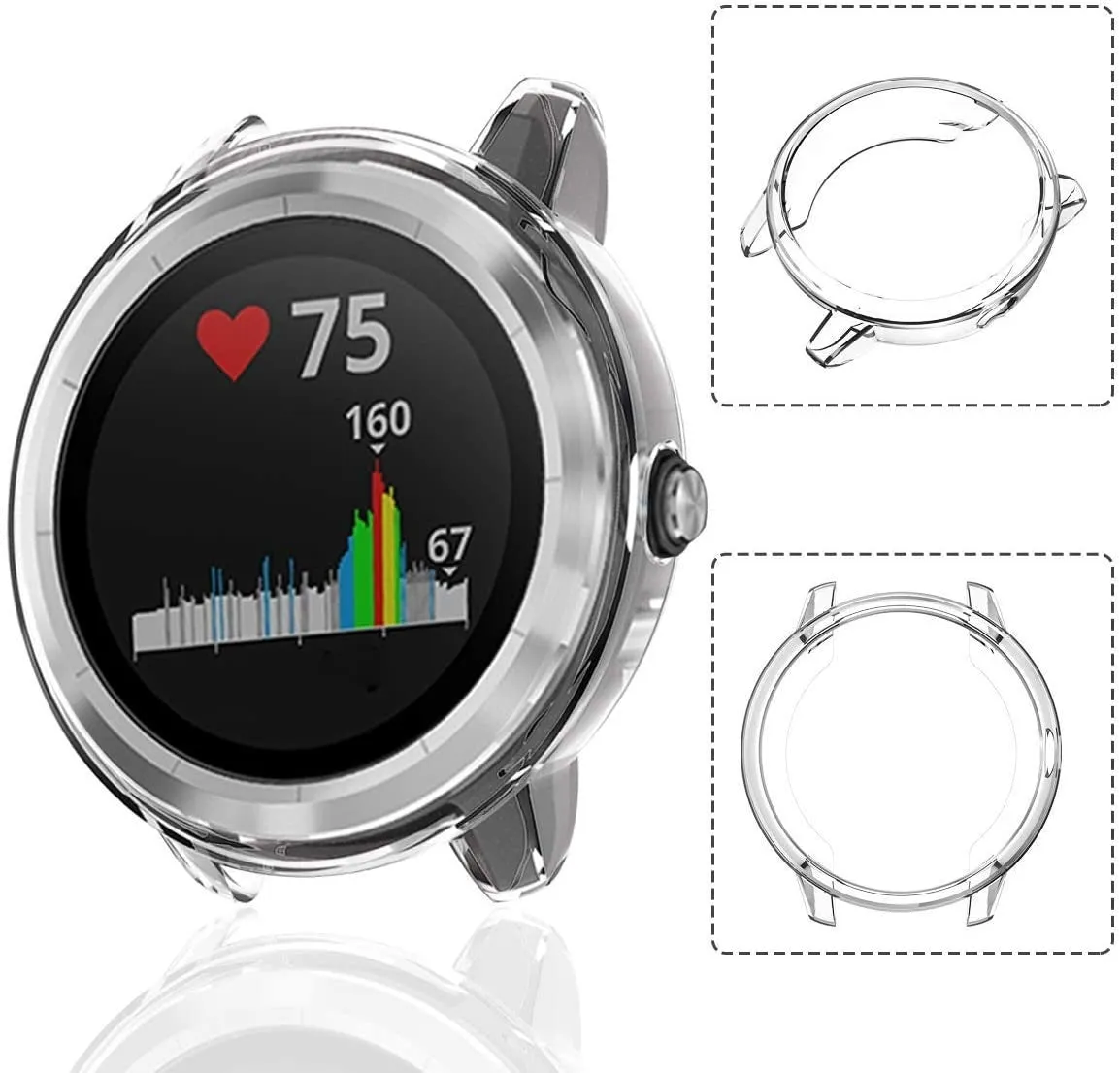 Affordable Luxury Garmin Vivoactive 3 TPU Case (Transparent)  Almost Sold Out!