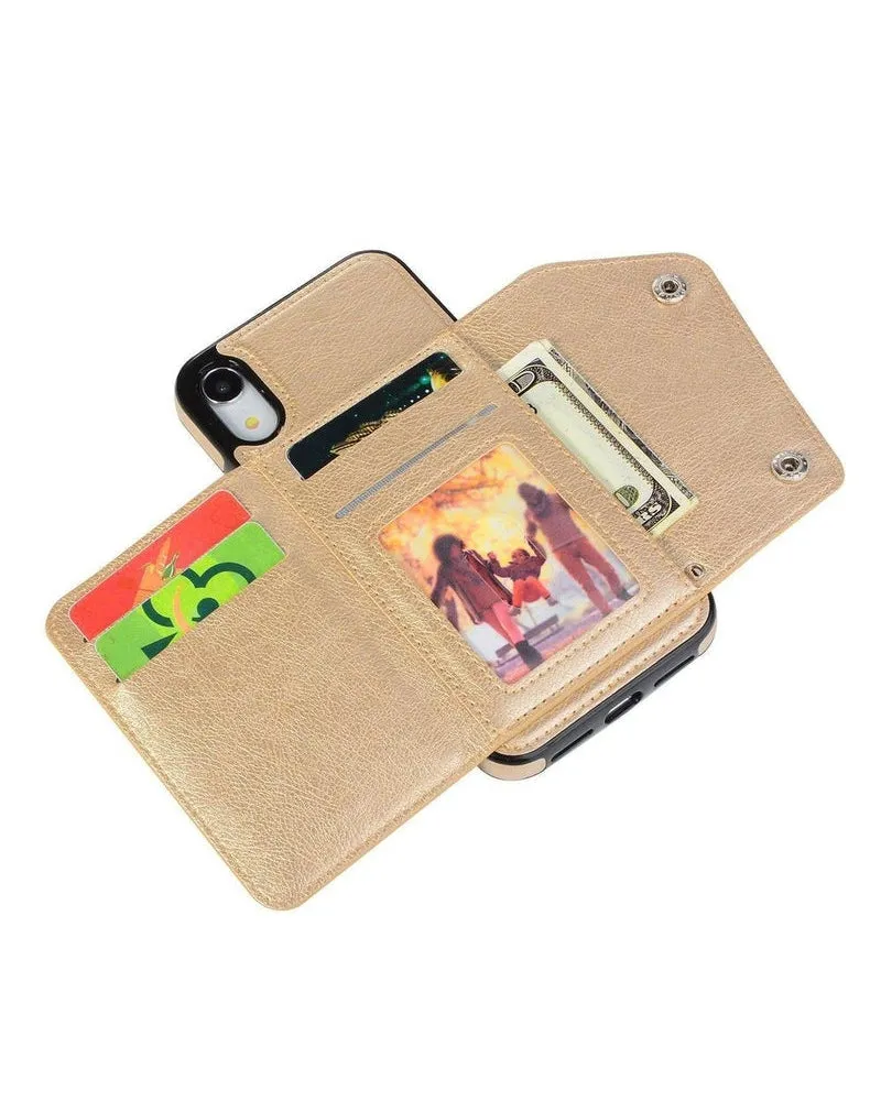 Affordable Luxury Gold Vegan Leather | Wallet Case  Limited Stock!