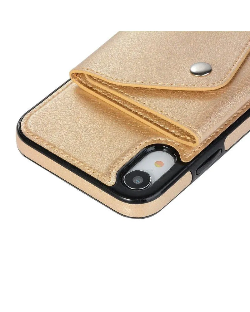 Affordable Luxury Gold Vegan Leather | Wallet Case  Limited Stock!
