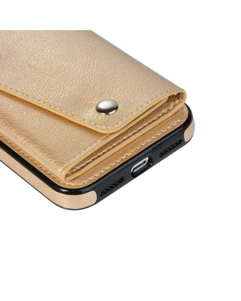 Affordable Luxury Gold Vegan Leather | Wallet Case  Limited Stock!