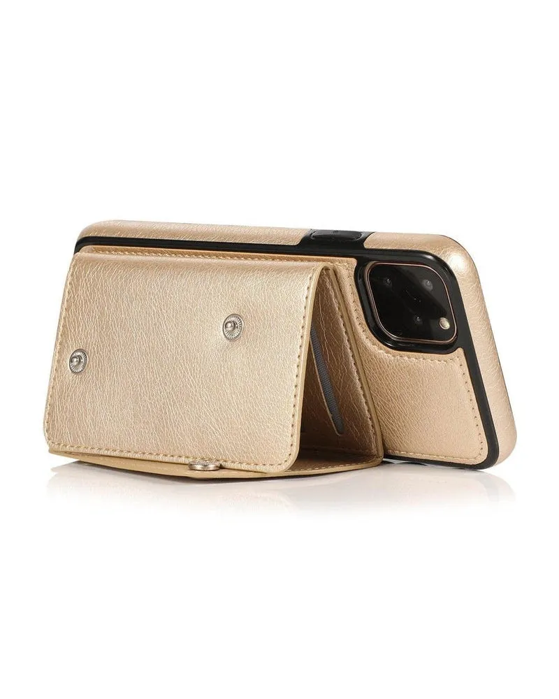 Affordable Luxury Gold Vegan Leather | Wallet Case  Limited Stock!