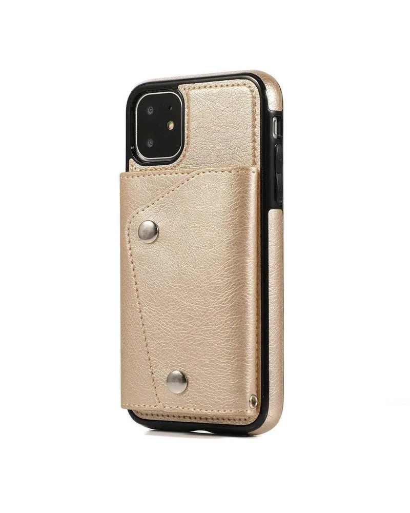 Affordable Luxury Gold Vegan Leather | Wallet Case  Limited Stock!
