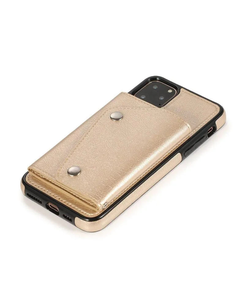 Affordable Luxury Gold Vegan Leather | Wallet Case  Limited Stock!