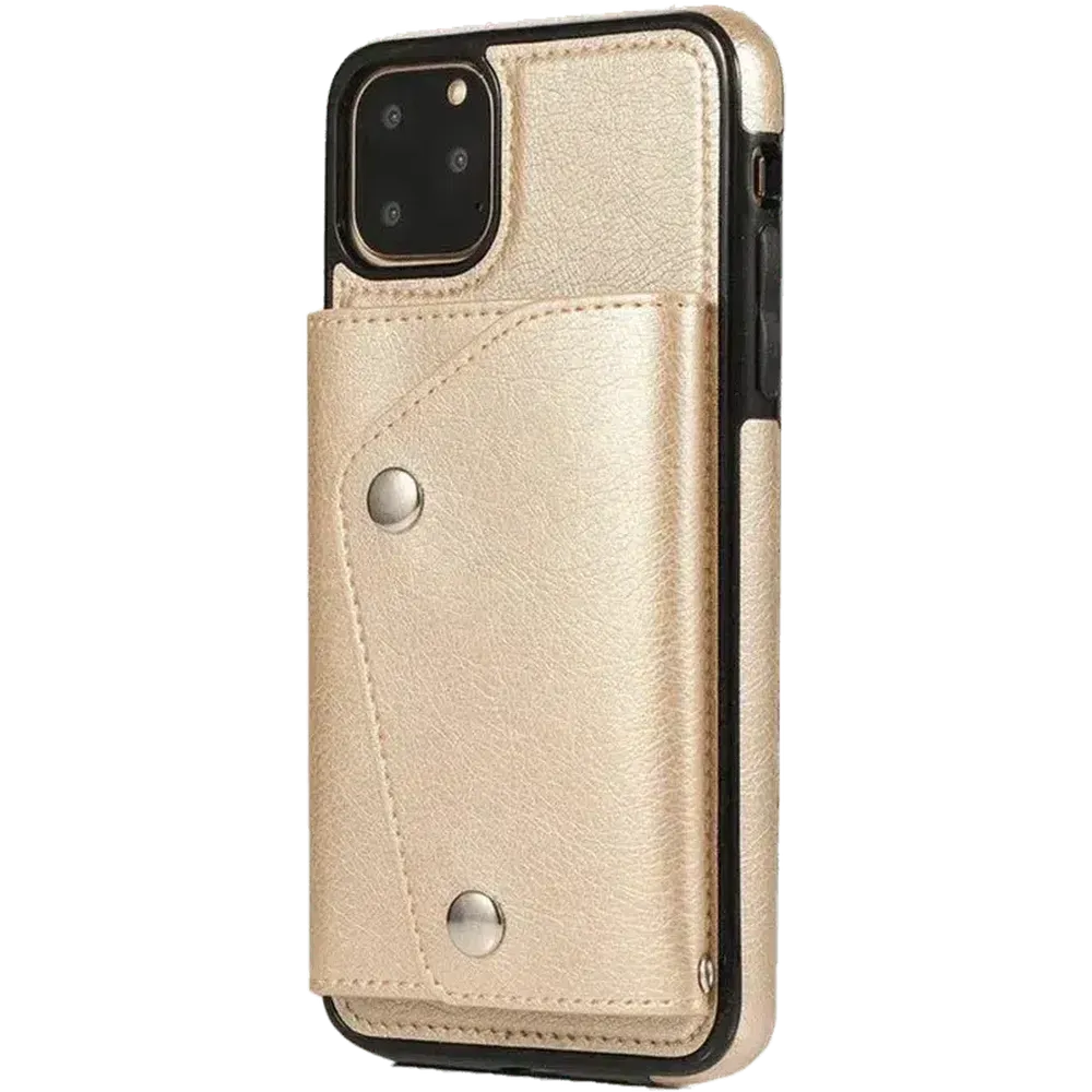 Affordable Luxury Gold Vegan Leather | Wallet Case  Limited Stock!