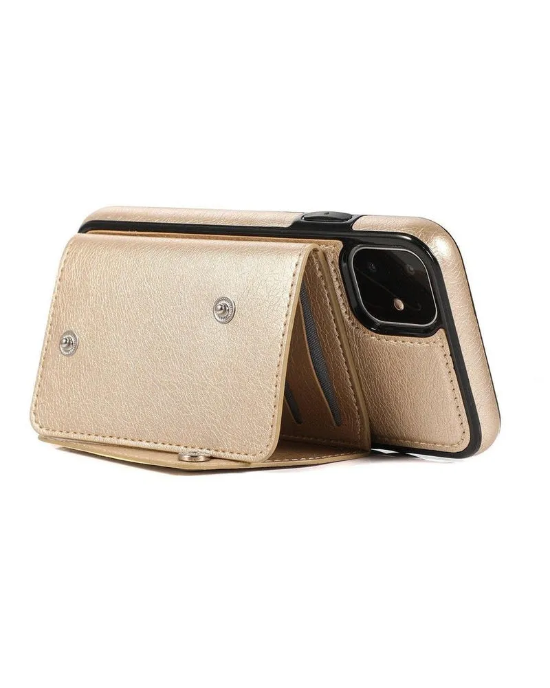Affordable Luxury Gold Vegan Leather | Wallet Case  Limited Stock!