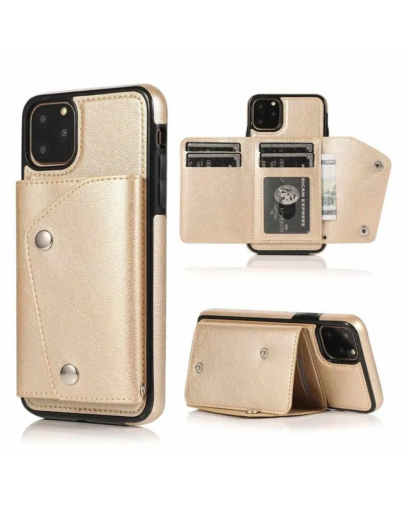 Affordable Luxury Gold Vegan Leather | Wallet Case  Limited Stock!
