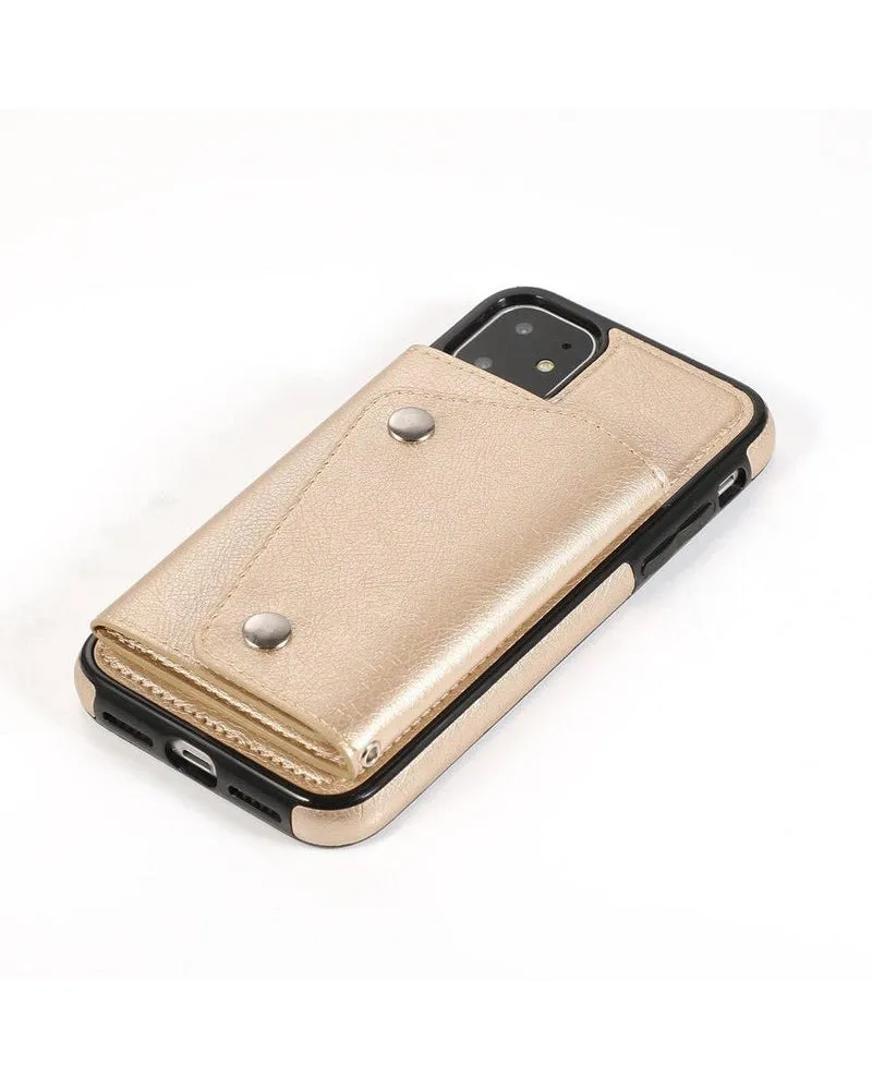 Affordable Luxury Gold Vegan Leather | Wallet Case  Limited Stock!