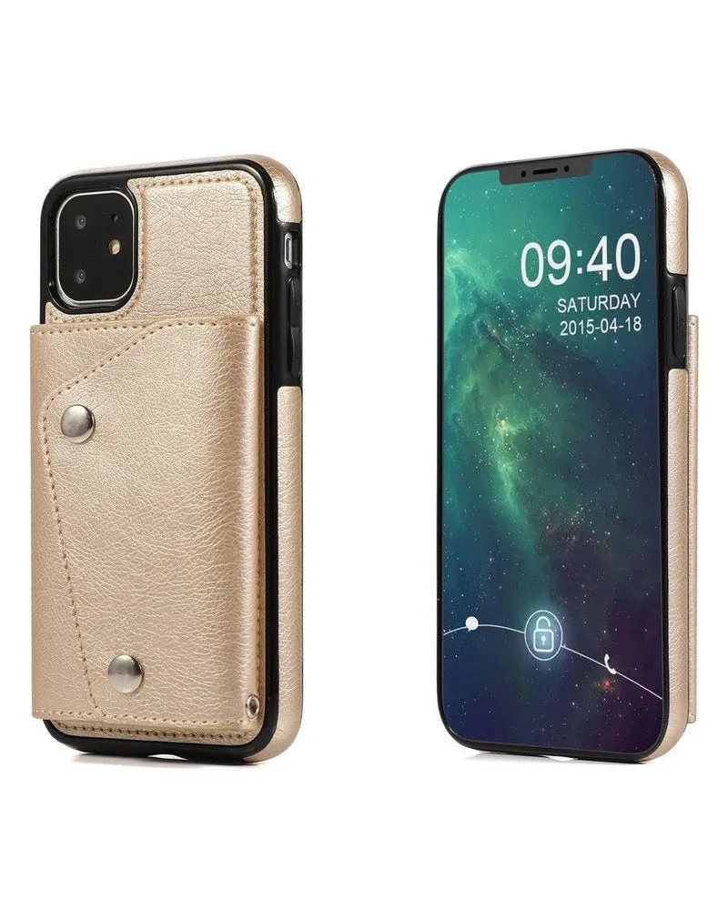 Affordable Luxury Gold Vegan Leather | Wallet Case  Limited Stock!