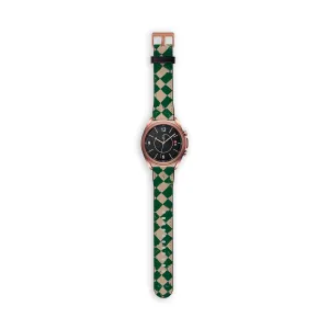 Affordable Luxury Green Chess Galaxy Watch Band  Limited Release!