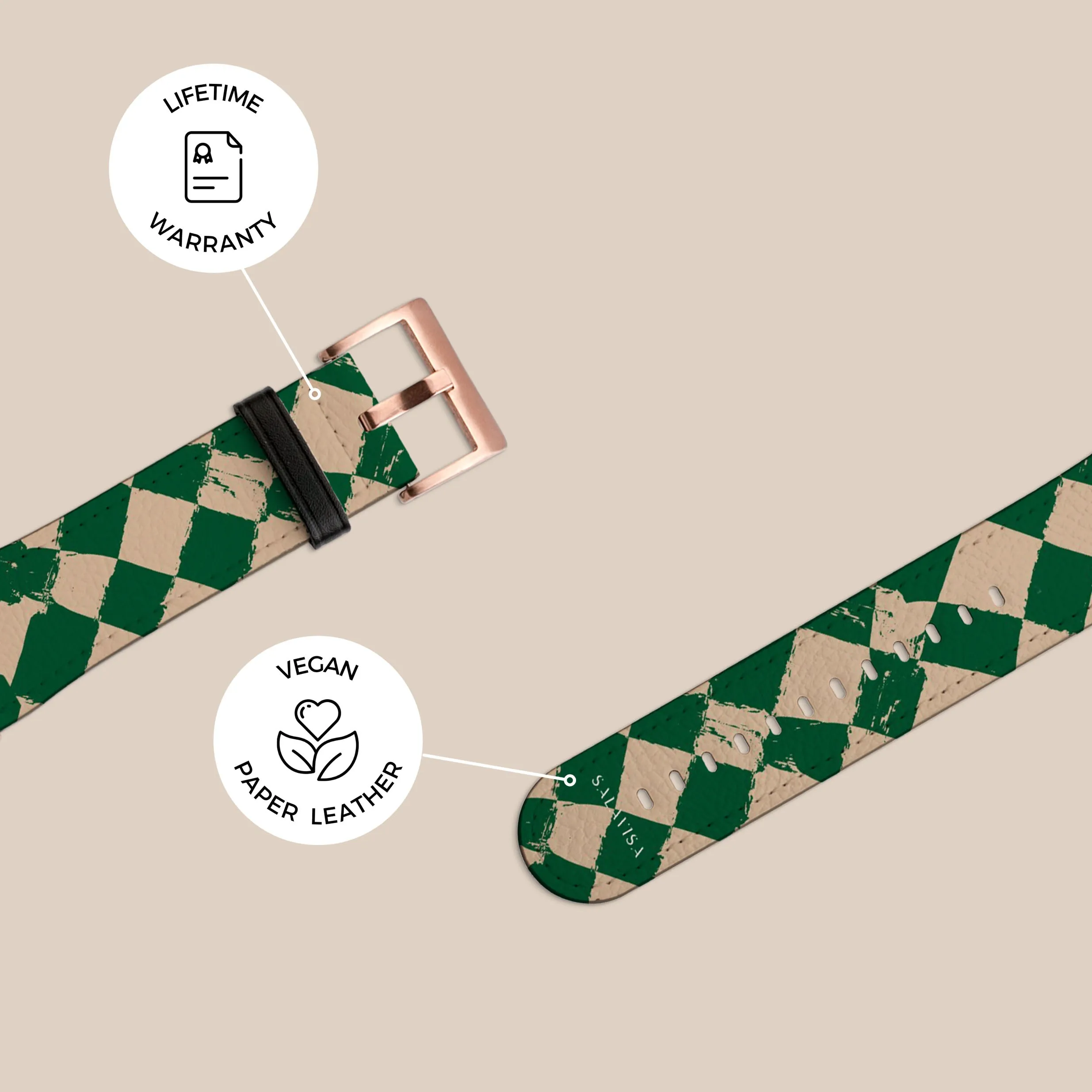 Affordable Luxury Green Chess Galaxy Watch Band  Limited Release!