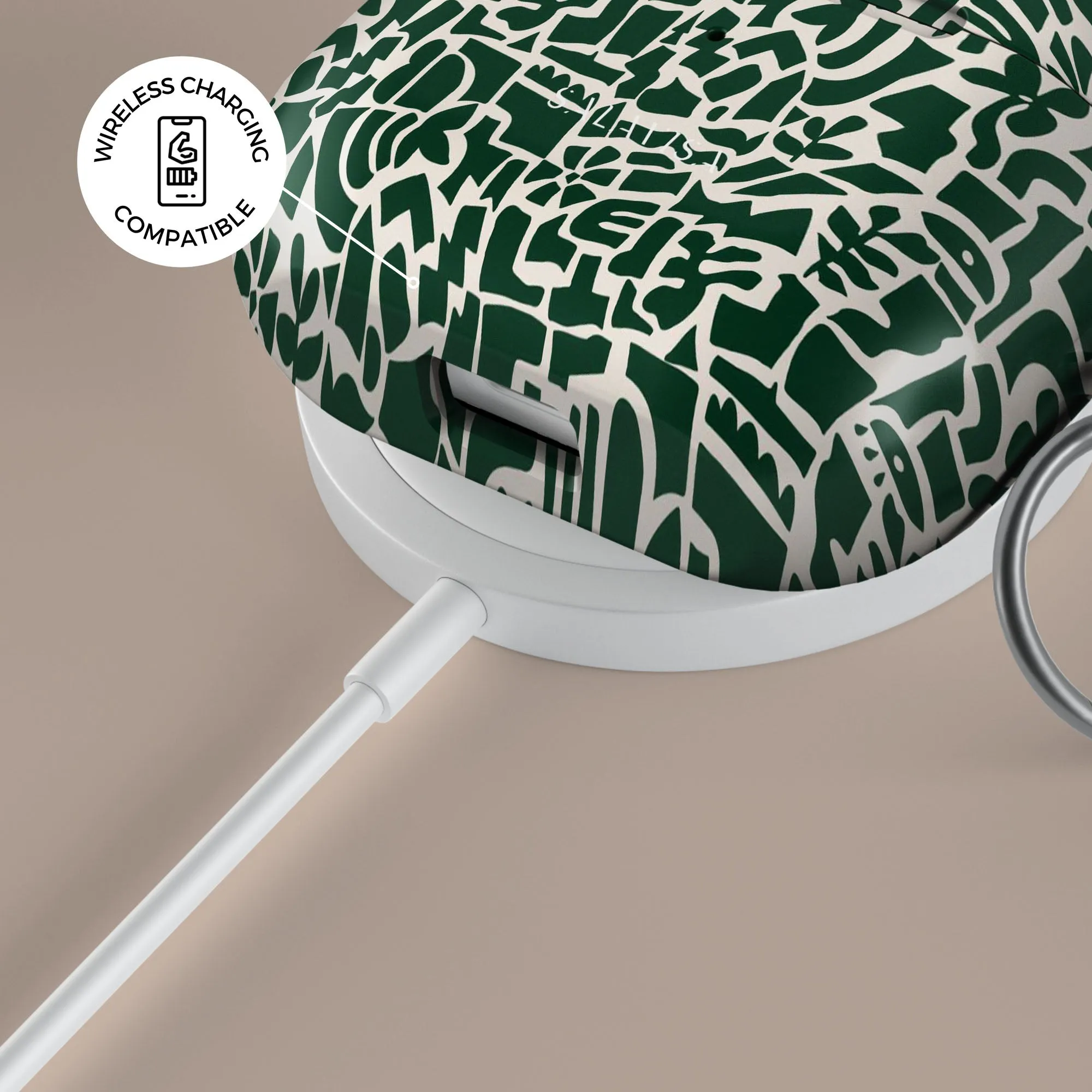 Affordable Luxury Green Maze AirPods Case  Last Chance!