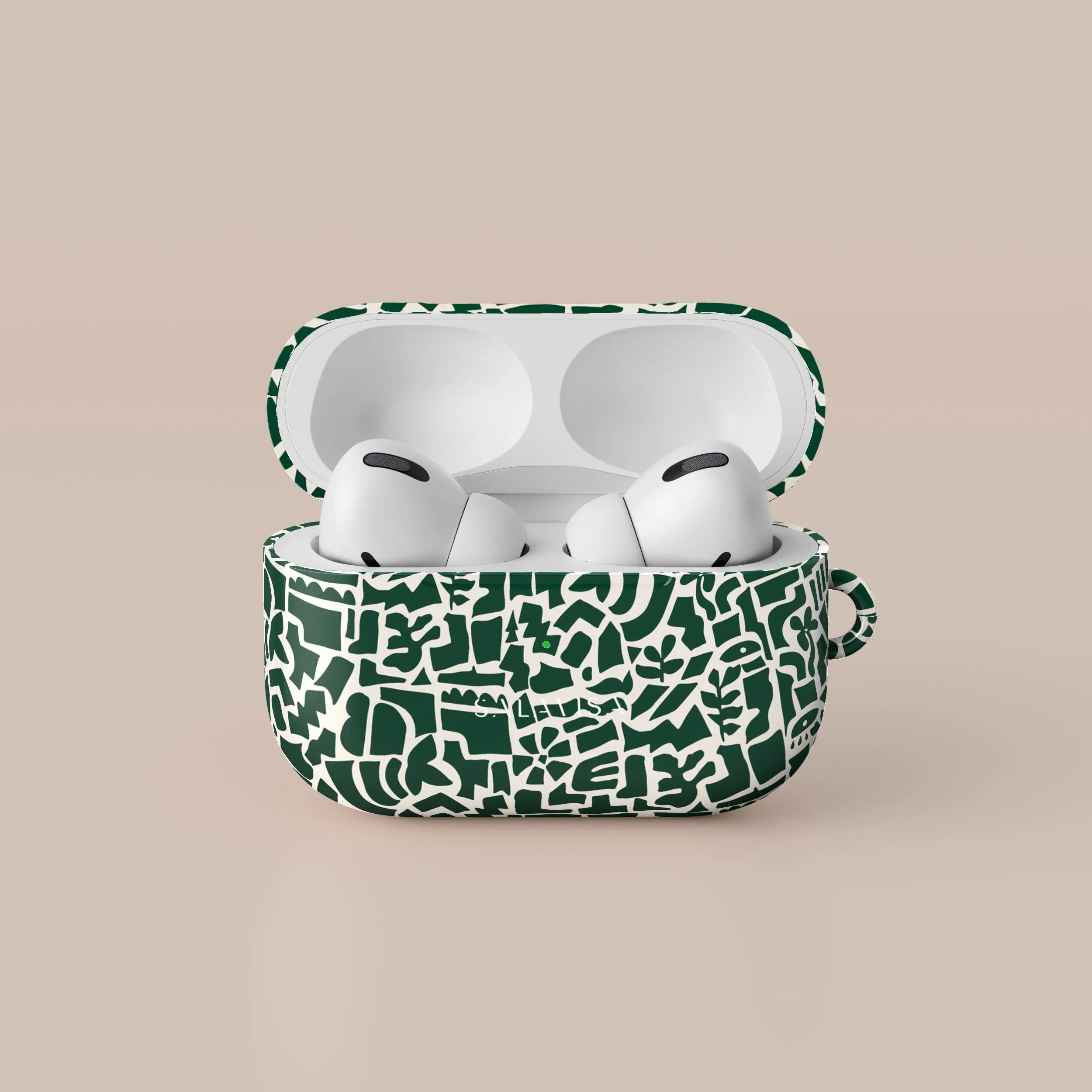 Affordable Luxury Green Maze AirPods Case  Last Chance!