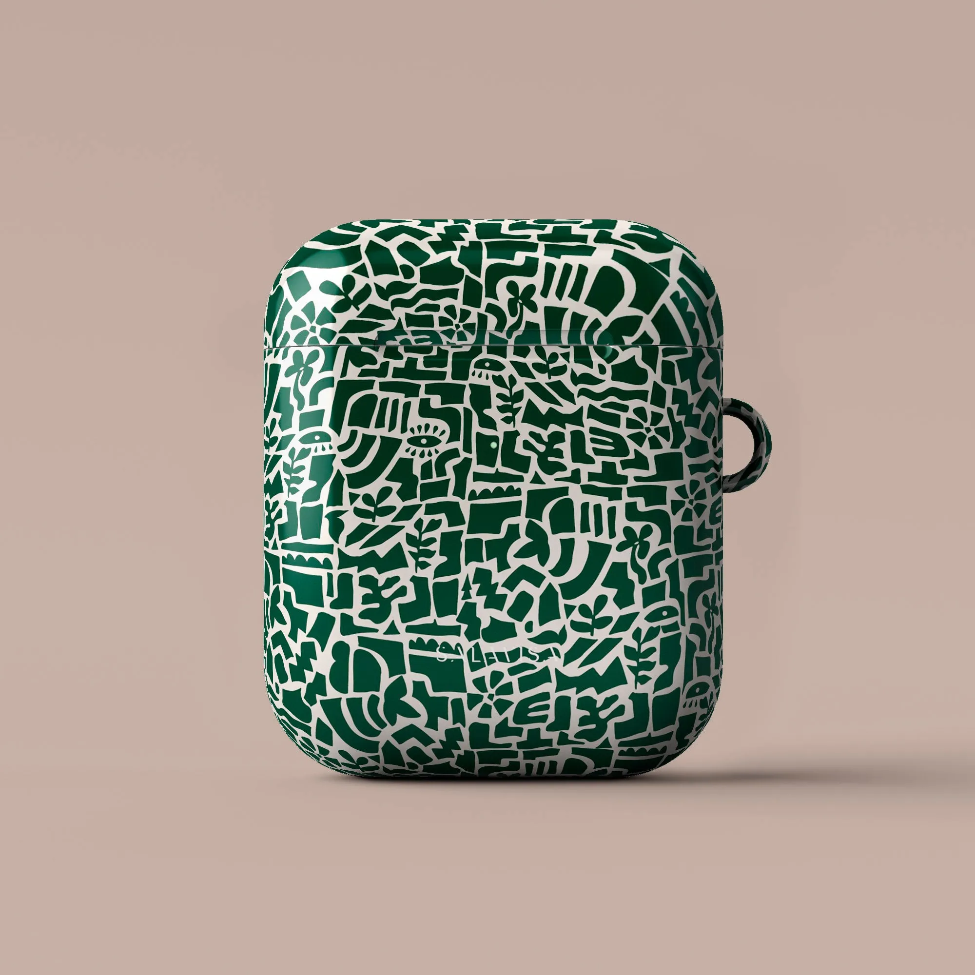 Affordable Luxury Green Maze AirPods Case  Last Chance!