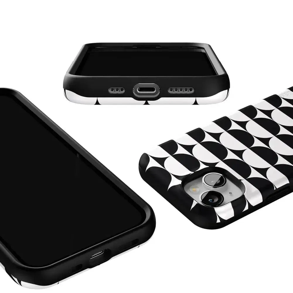 Affordable Luxury Half Moon | High Contrast Design Case  Last Few Pieces!