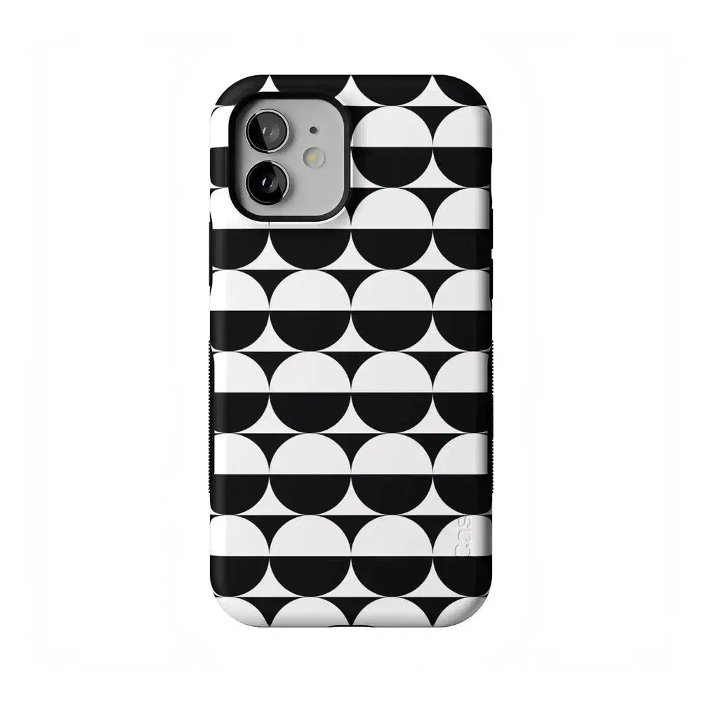 Affordable Luxury Half Moon | High Contrast Design Case  Last Few Pieces!