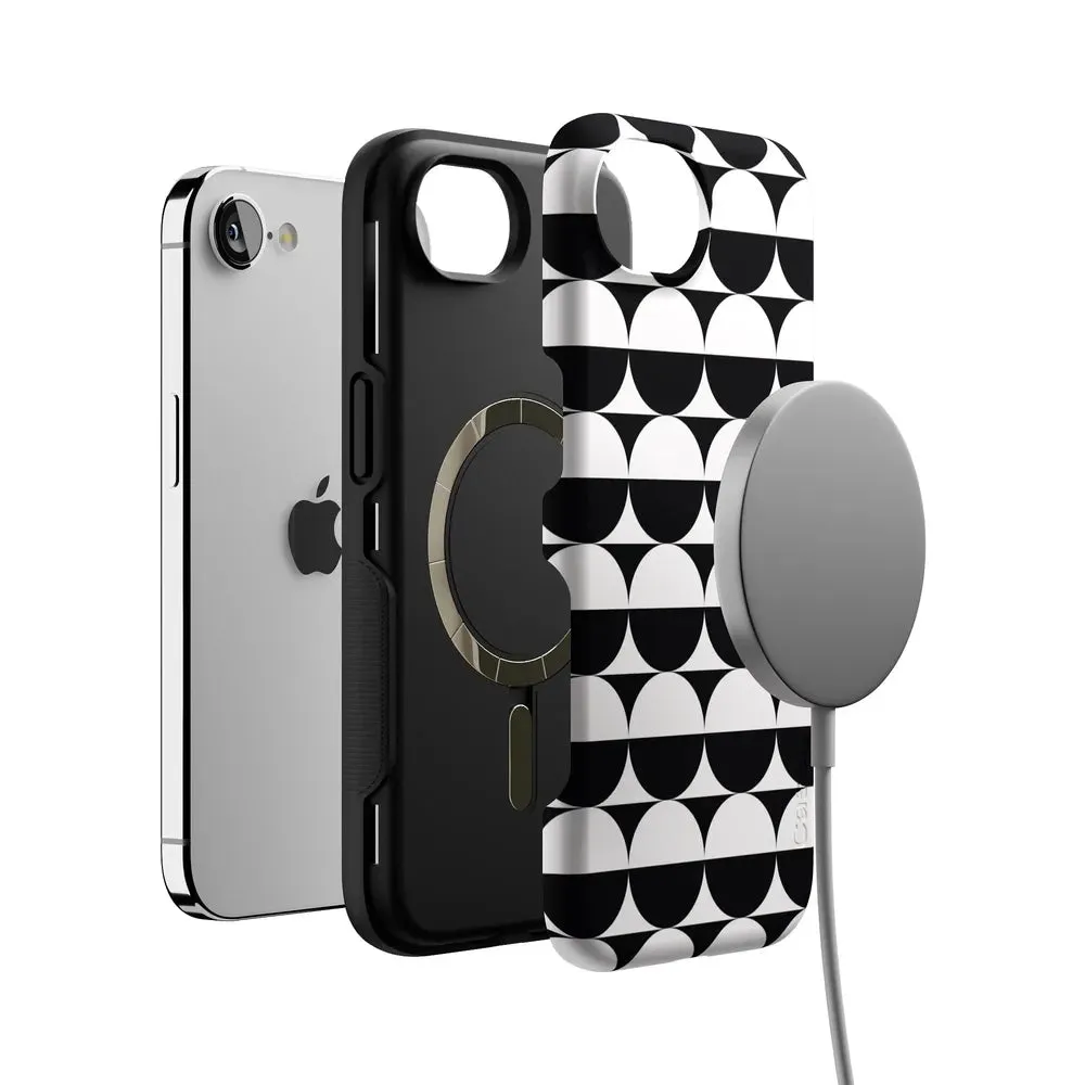 Affordable Luxury Half Moon | High Contrast Design Case  Last Few Pieces!