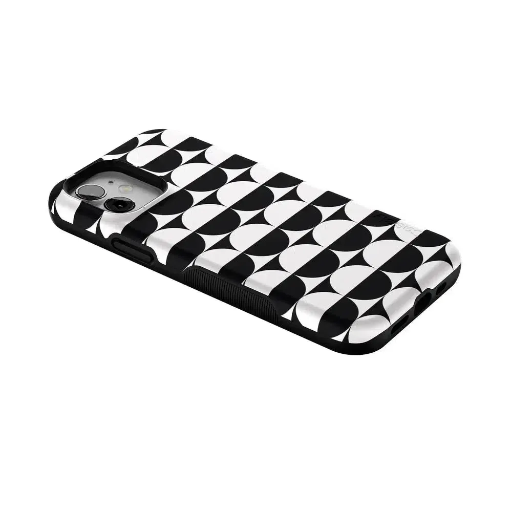 Affordable Luxury Half Moon | High Contrast Design Case  Last Few Pieces!