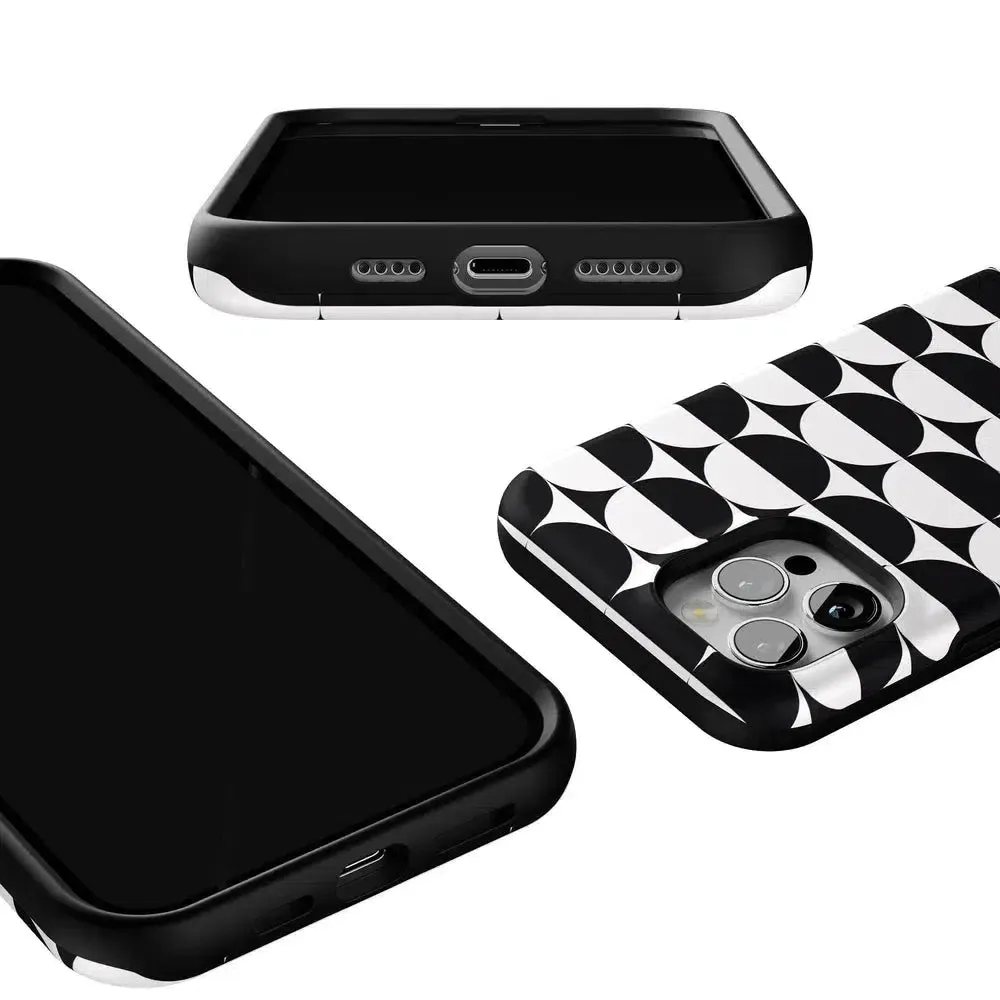 Affordable Luxury Half Moon | High Contrast Design Case  Last Few Pieces!